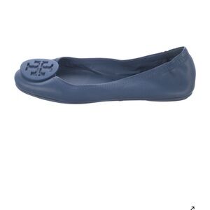 Tory Burch Blue Butter Soft Leather Loafers